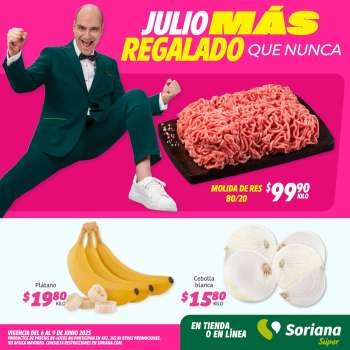 Folleto actual Soriana Súper - 6.6.2025 - 9.6.2025.