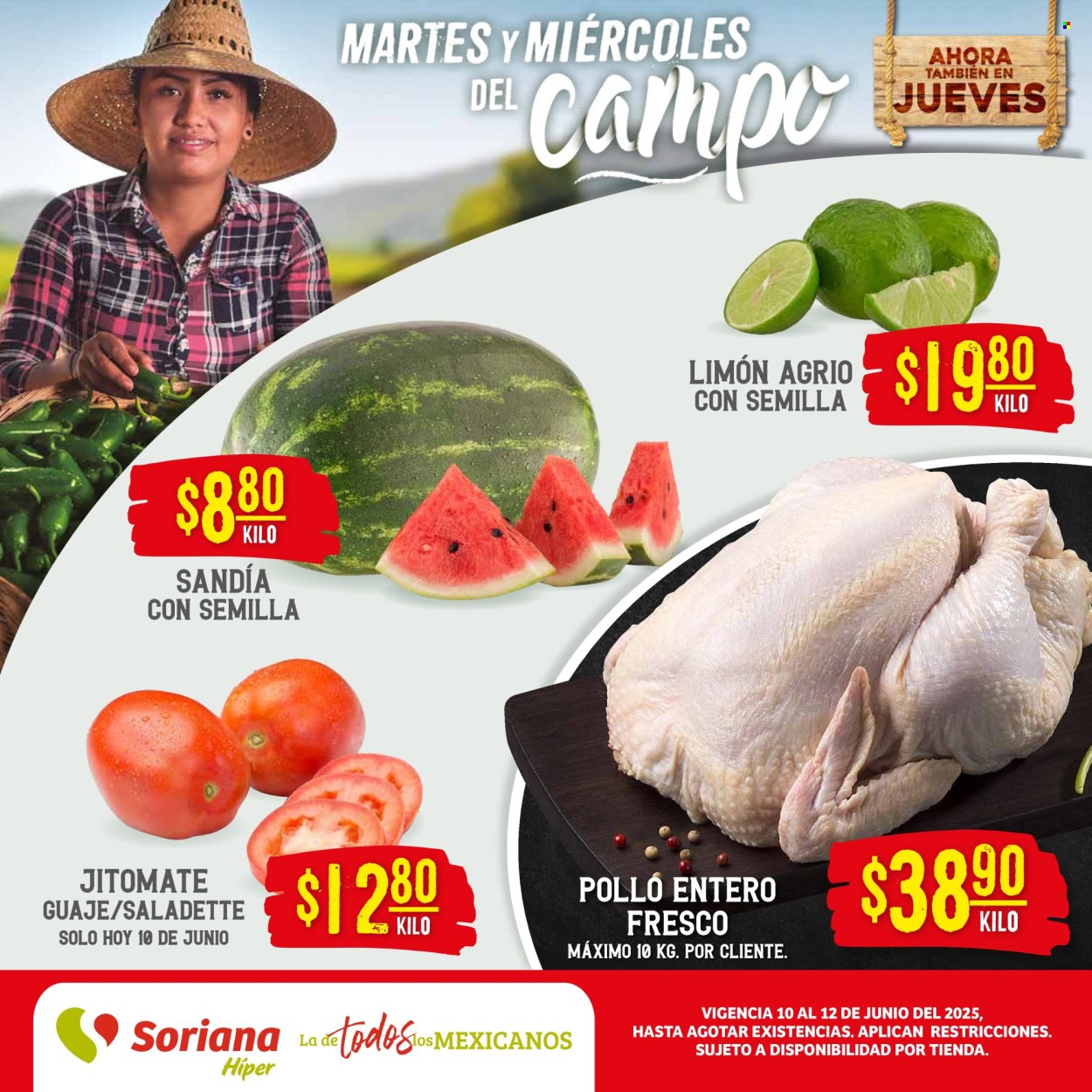 Catálogo Soriana Híper - 10.6.2025 - 12.6.2025. Página 1