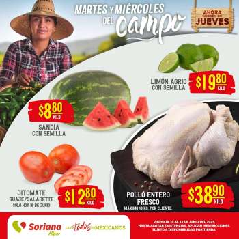 Folleto actual Soriana Híper - 10.6.2025 - 12.6.2025.
