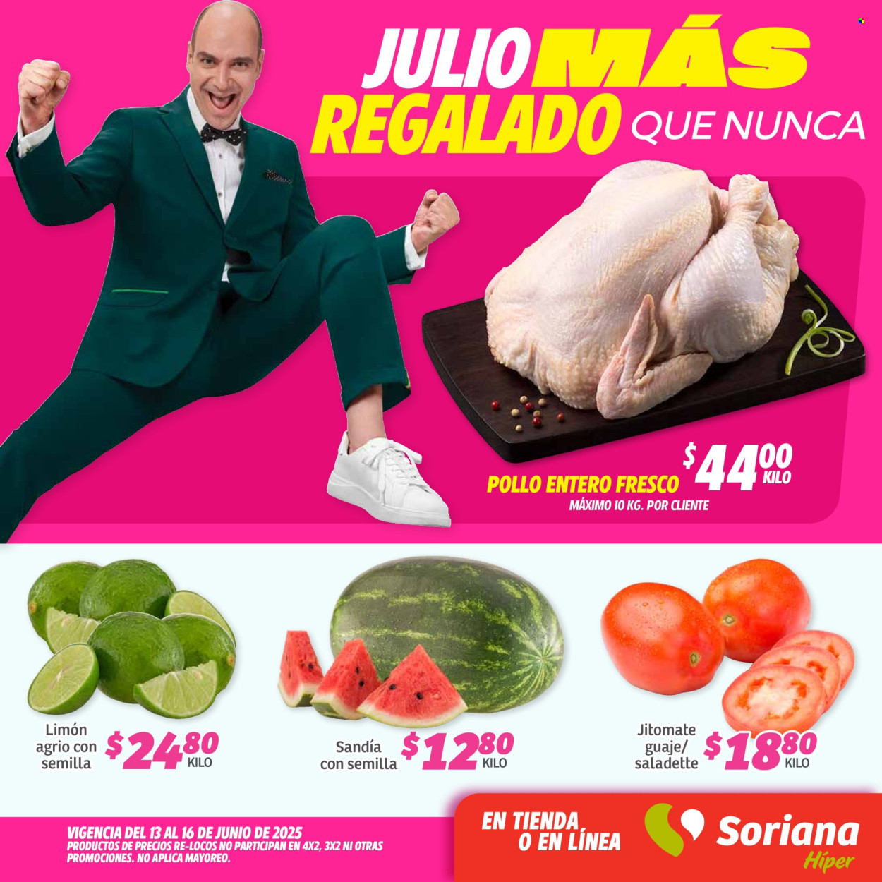 Catálogo Soriana Híper - 13.6.2025 - 16.6.2025. Página 1