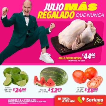 Folleto actual Soriana Híper - 13.6.2025 - 16.6.2025.