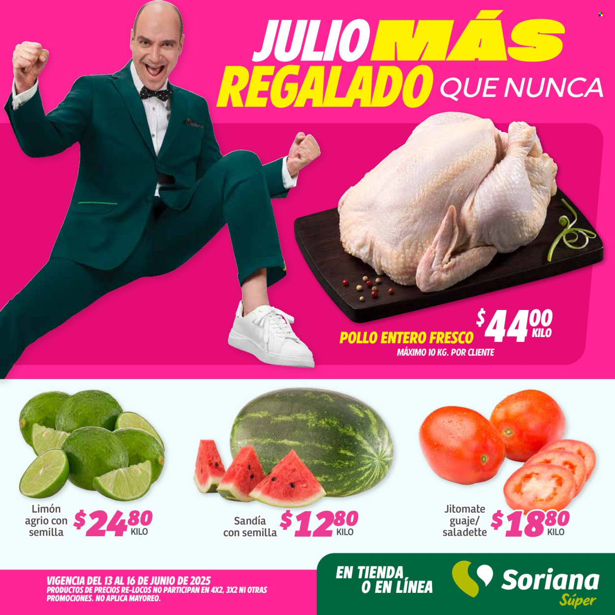Catálogo Soriana Súper - 13.6.2025 - 16.6.2025. Página 1
