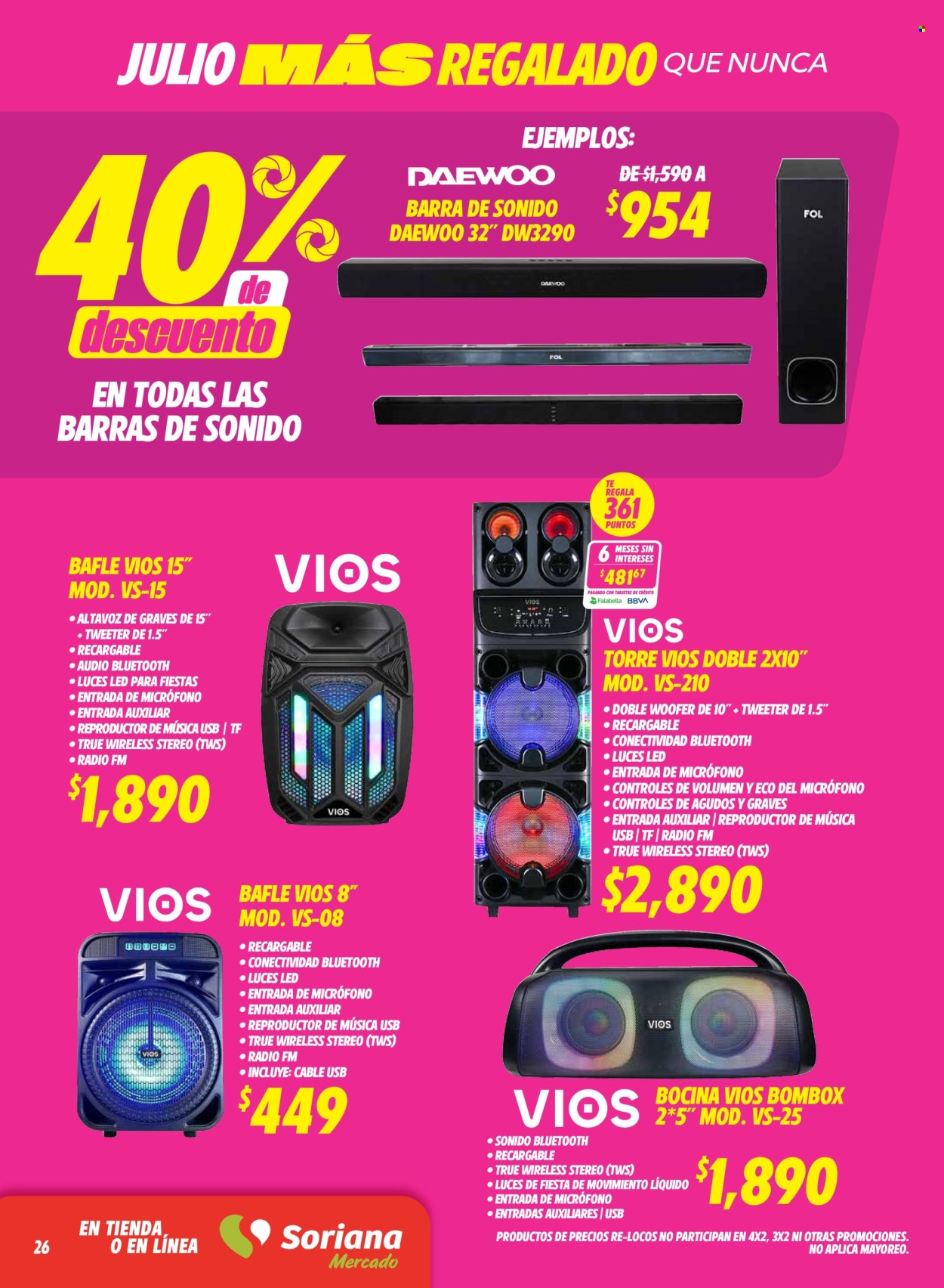 Catálogo Soriana Mercado - 13.6.2025 - 19.6.2025. Página 26