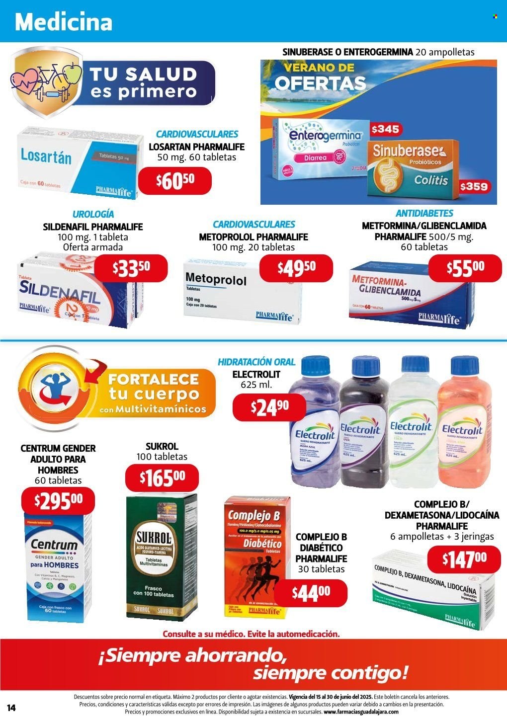 Catálogo Farmacias Guadalajara - 15.6.2025 - 30.6.2025. Página 14
