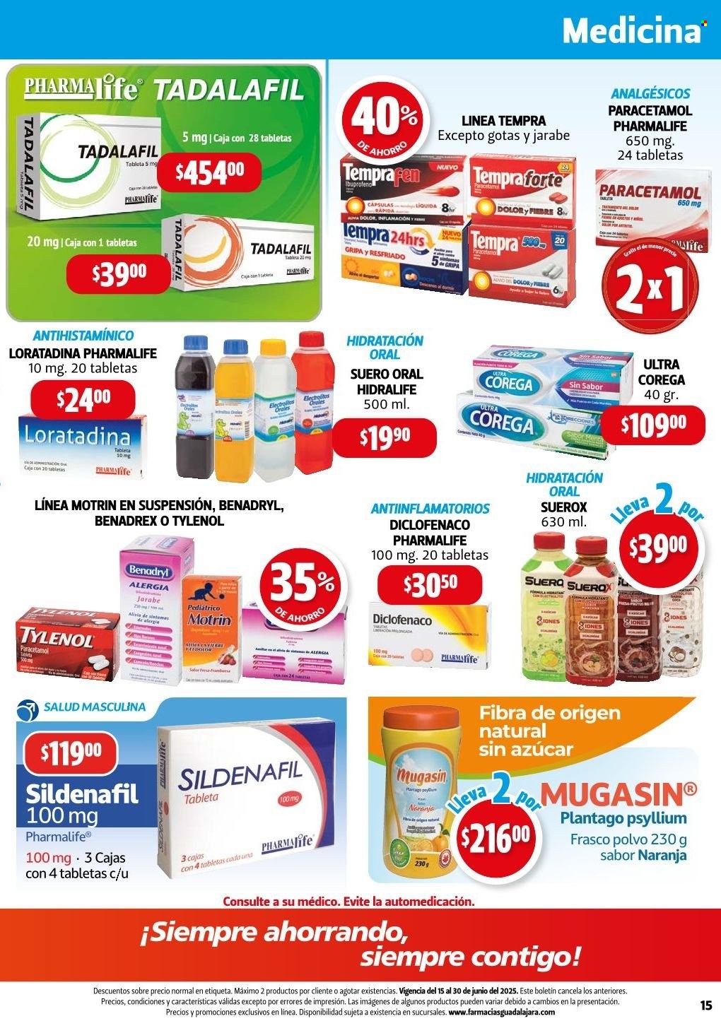 Catálogo Farmacias Guadalajara - 15.6.2025 - 30.6.2025. Página 15