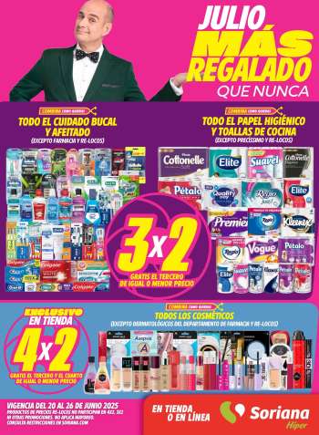 Folleto actual Soriana Híper - 20.6.2025 - 26.6.2025.
