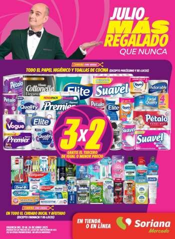 Folleto actual Soriana Mercado - 20.6.2025 - 26.6.2025.