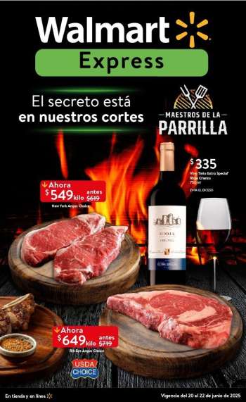 Folleto actual Walmart Express - 20.6.2025 - 22.6.2025.