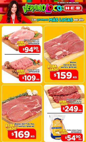 Folleto actual H-E-B - 24.6.2025 - 26.6.2025.