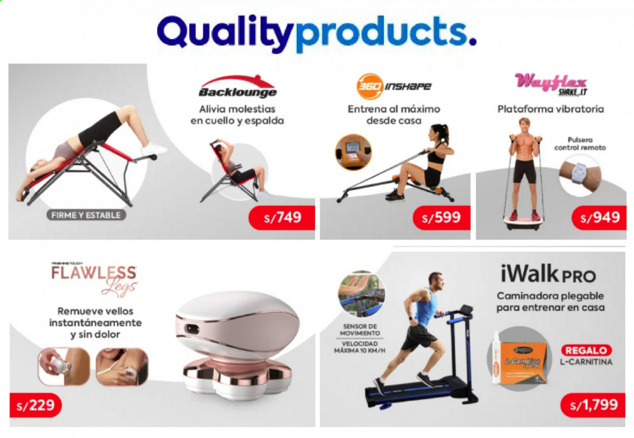 thumbnail - Folleto actual Quality Products - Ventas - Flawless, pulsera, iWalk. Página 1.