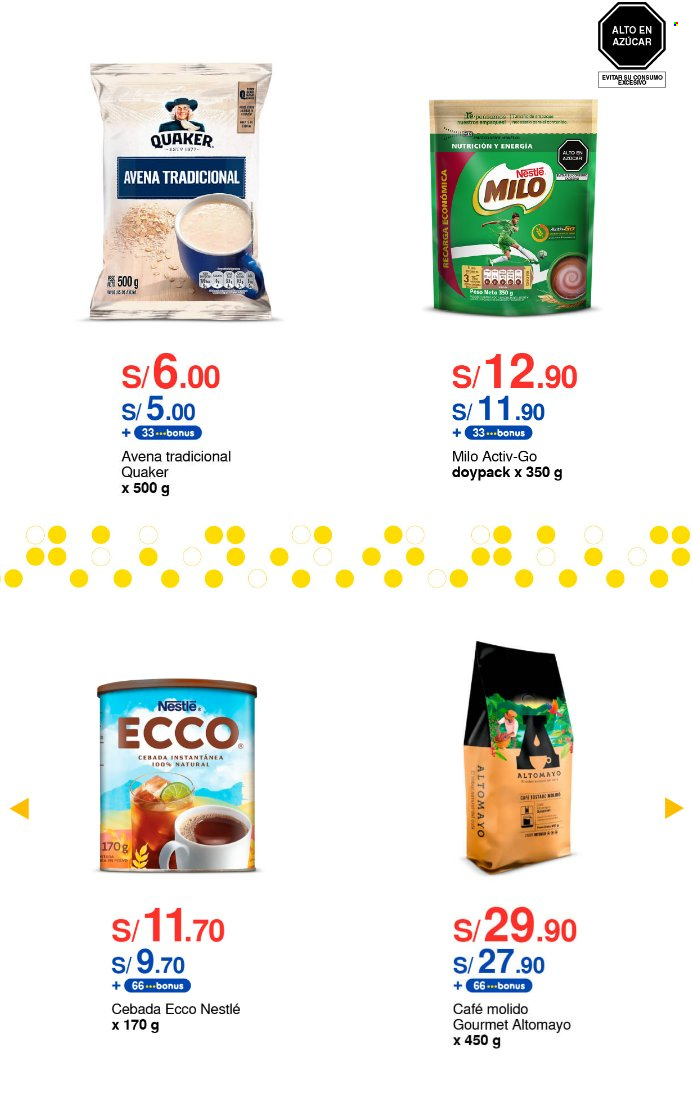 Folleto actual Metro - 18.5.2023 - 2.6.2023 - Ventas - Nestlé, café, café molido. Página 6.