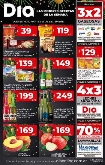 Folleto actual Supermercado Dia - 16/12/21 - 21/12/21.
