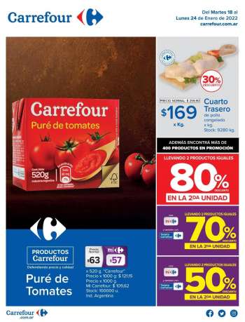 Folleto actual Carrefour Hipermercados - 18/01/22 - 24/01/22.