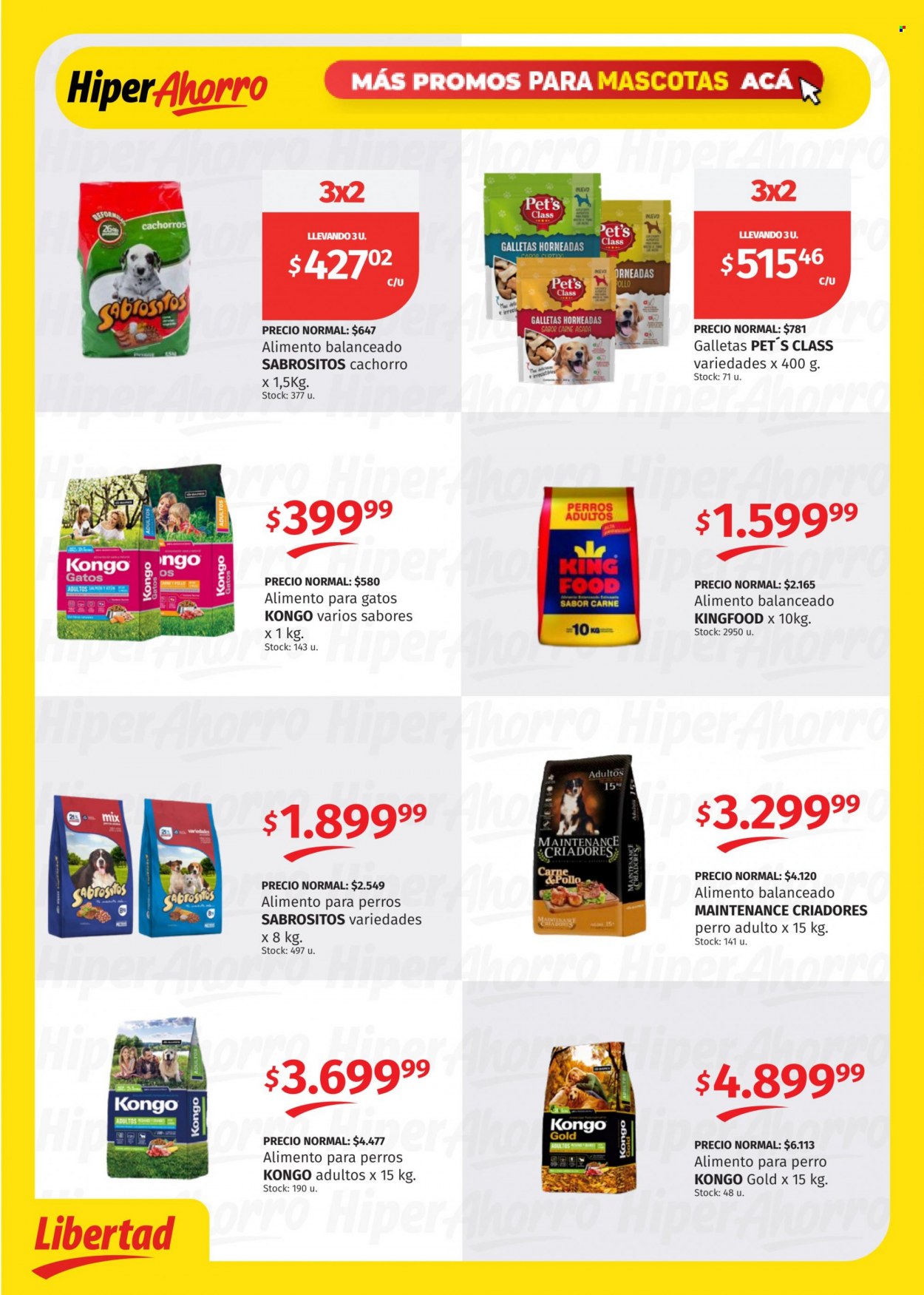 Folleto actual Libertad - 16/03/23 - 26/03/23 - Ventas - galletas, alimento para perros, alimentos para mascota. Página 12.