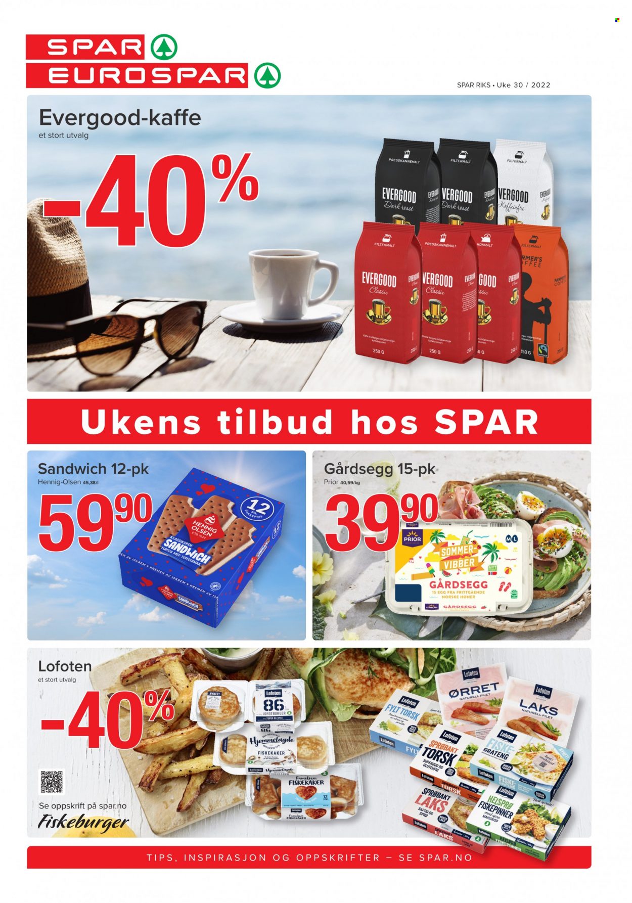 Kundeavis SPAR - 25.7.2022 - 31.7.2022. Side 1