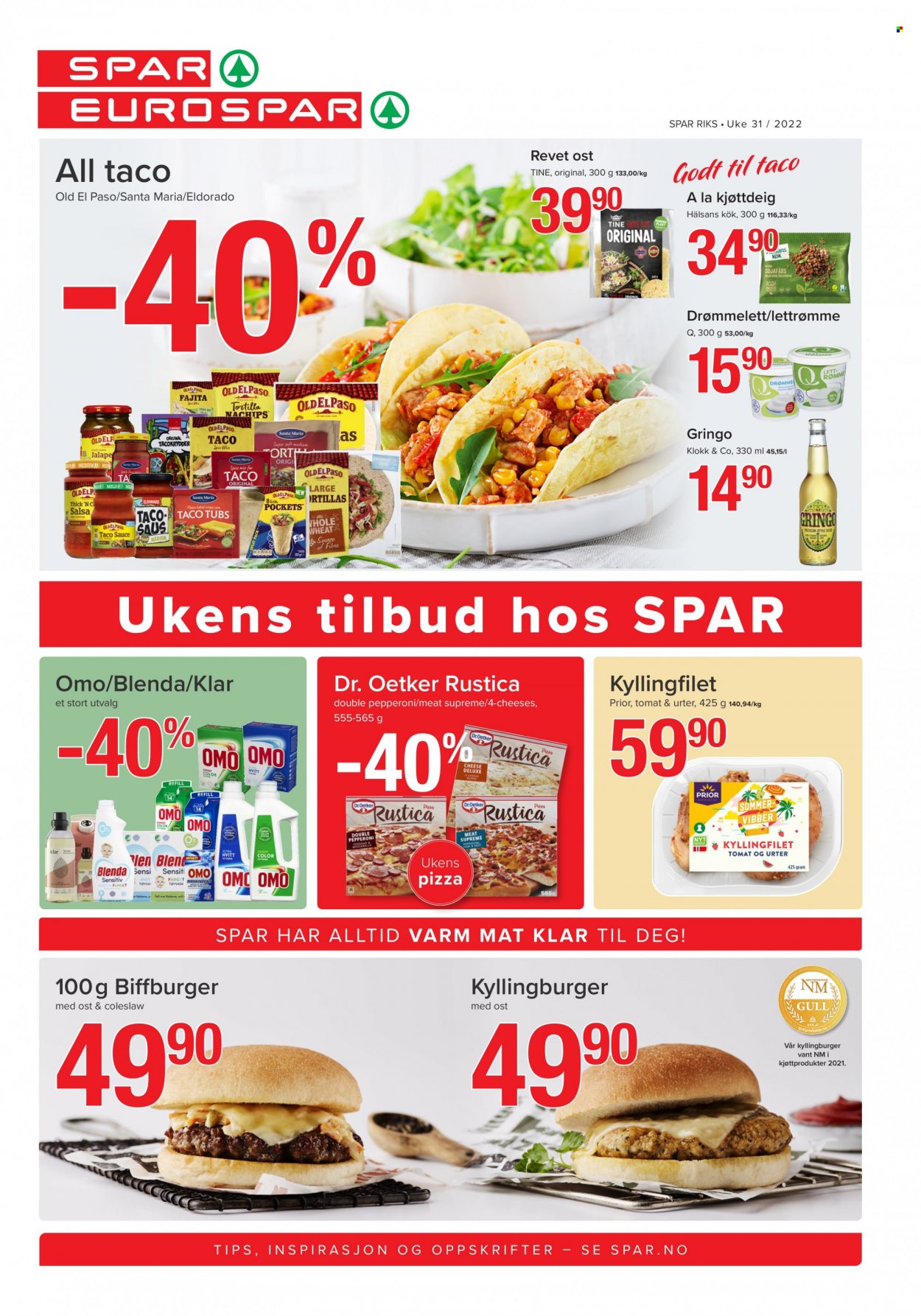 Kundeavis SPAR - 1.8.2022 - 7.8.2022. Side 1