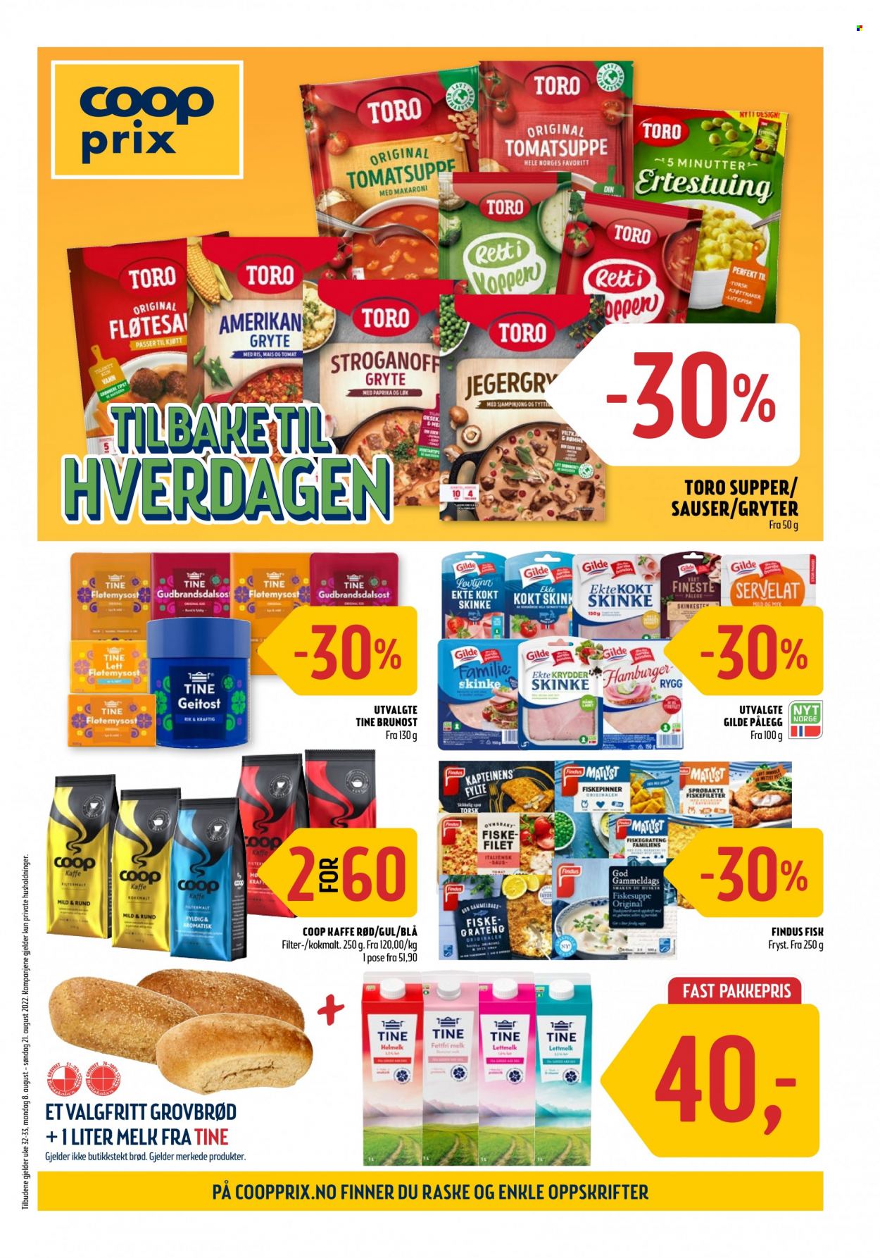 Kundeavis Coop Prix - 8.8.2022 - 21.8.2022. Side 1