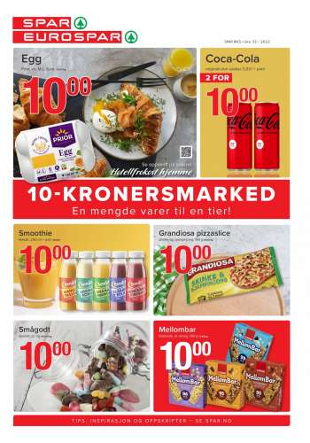 Kundeavis SPAR - 15.08.2022 - 21.08.2022.