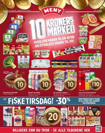 Kundeavis MENY - 15.08.2022 - 20.08.2022.