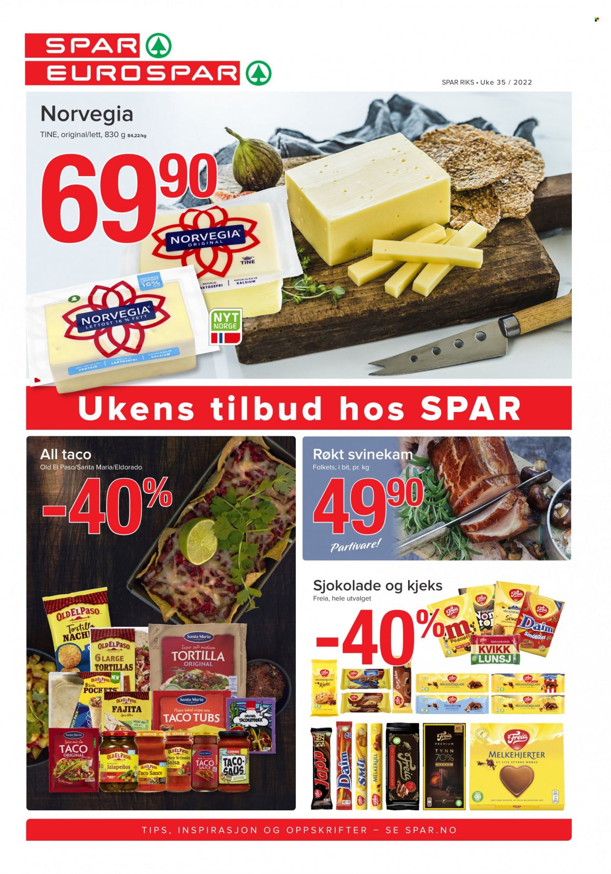 Kundeavis SPAR - 29.8.2022 - 4.9.2022. Side 1