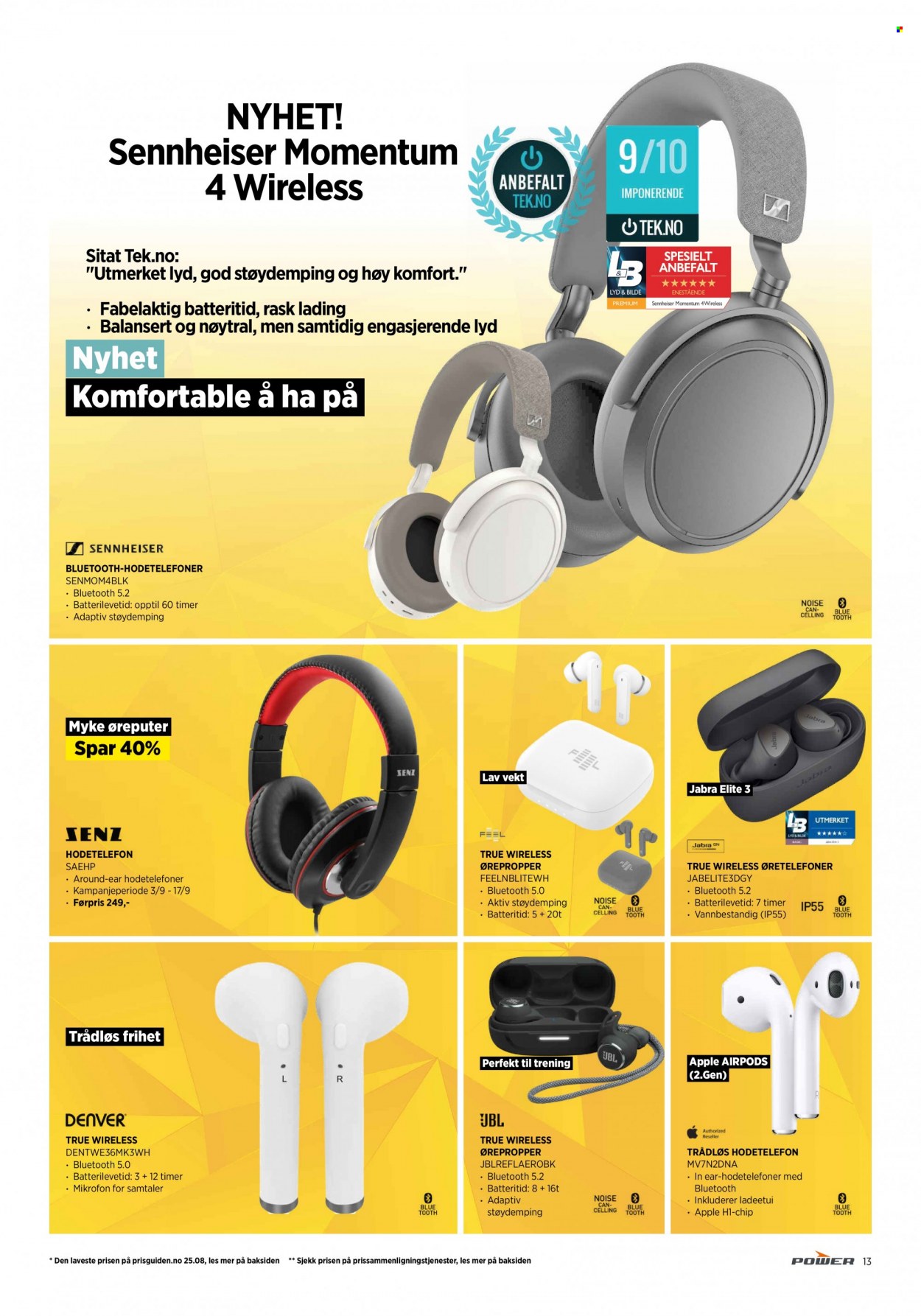 Kundeavis Power - 3.9.2022 - 10.9.2022. Side 13
