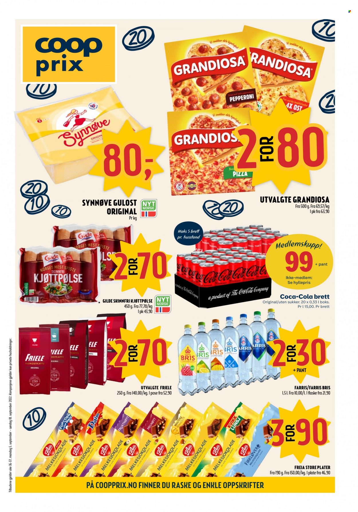 Kundeavis Coop Prix - 5.9.2022 - 18.9.2022. Side 1