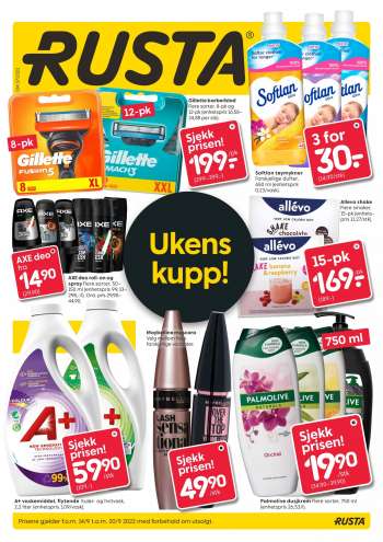 Kundeavis Rusta - 14.9.2022 - 20.9.2022.