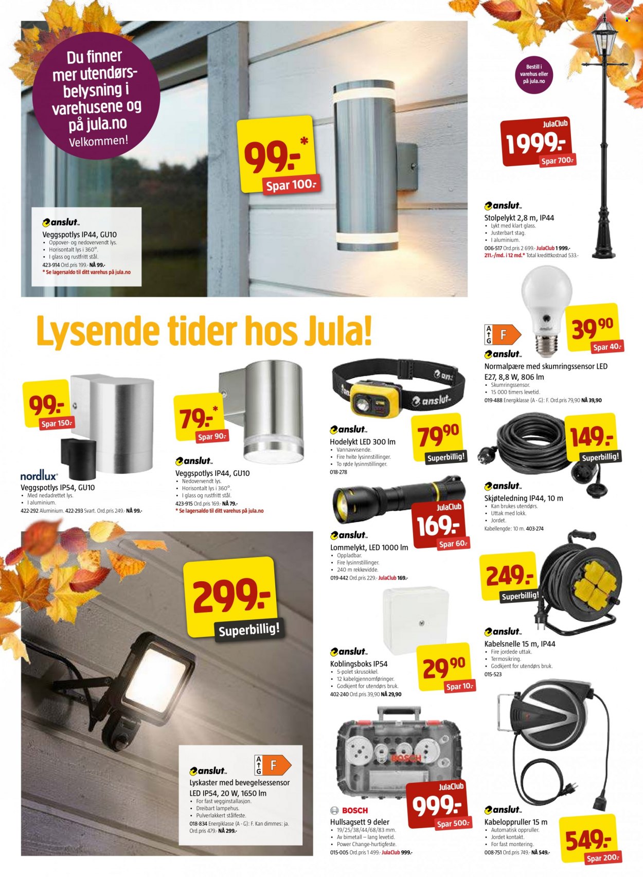 thumbnail - Kundeavis Jula - 23.9.2022 - 16.10.2022 - Produkter fra tilbudsaviser - skjøteledning, skrutrekker. Side 2.