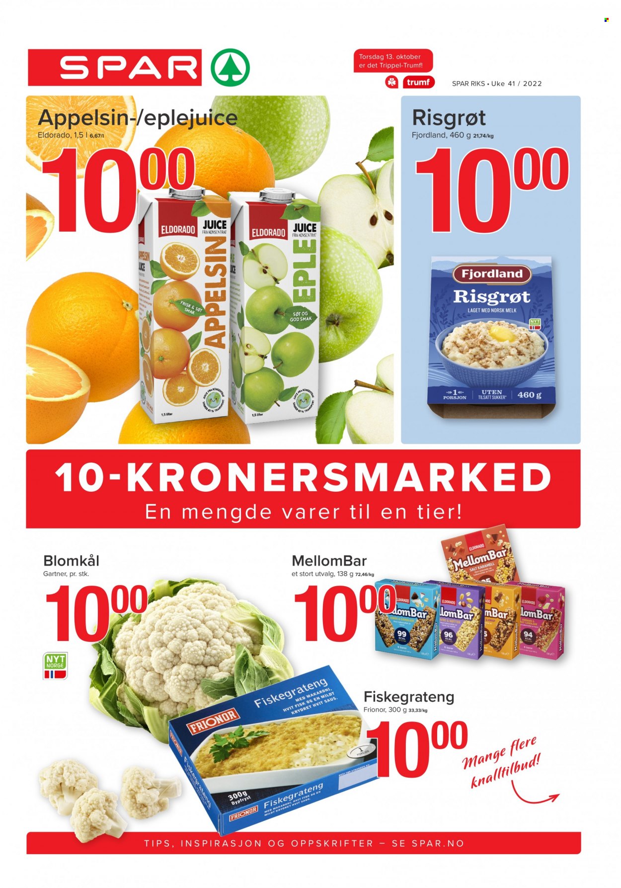Kundeavis SPAR - 10.10.2022 - 16.10.2022. Side 1