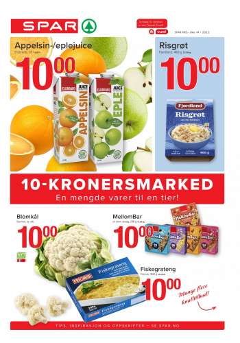 Kundeavis SPAR - 10.10.2022 - 16.10.2022.