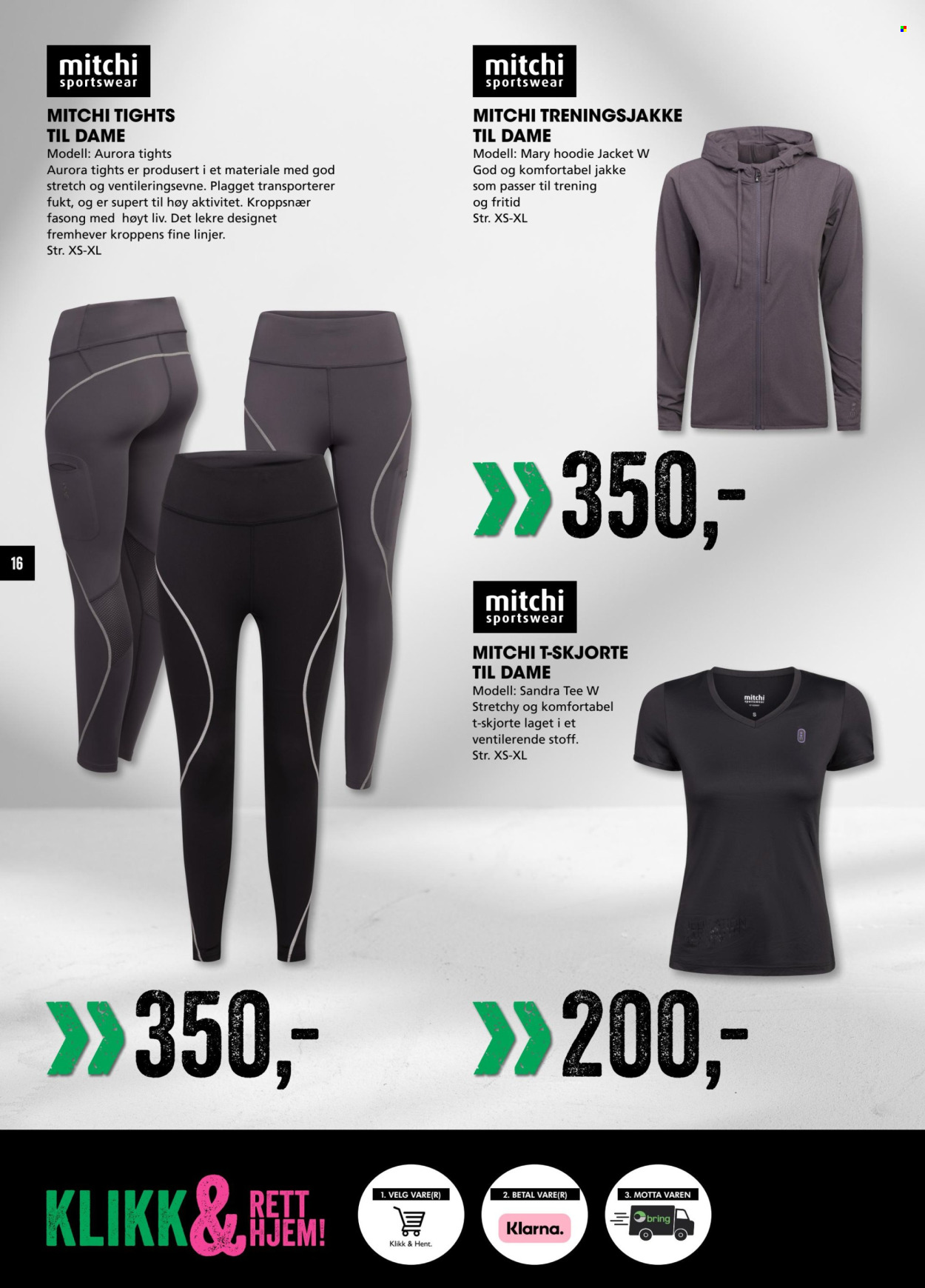 thumbnail - Kundeavis Sport Outlet - Produkter fra tilbudsaviser - jakke, t-skjorte, skjorte, tights. Side 16.