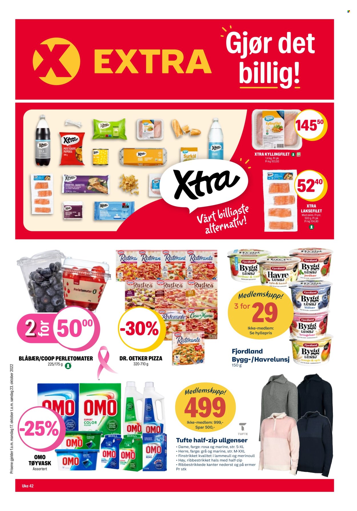 Kundeavis Coop Extra - 17.10.2022 - 23.10.2022. Side 1