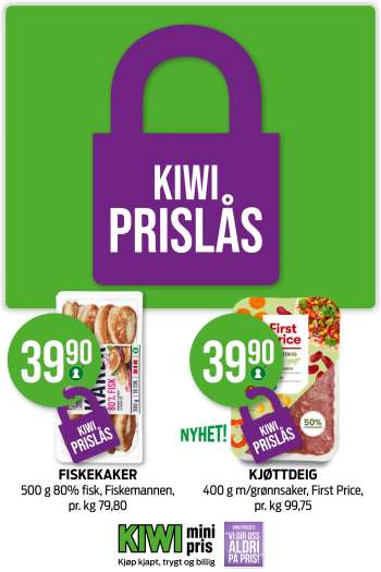 Kundeavis KIWI - 17.10.2022 - 30.10.2022.