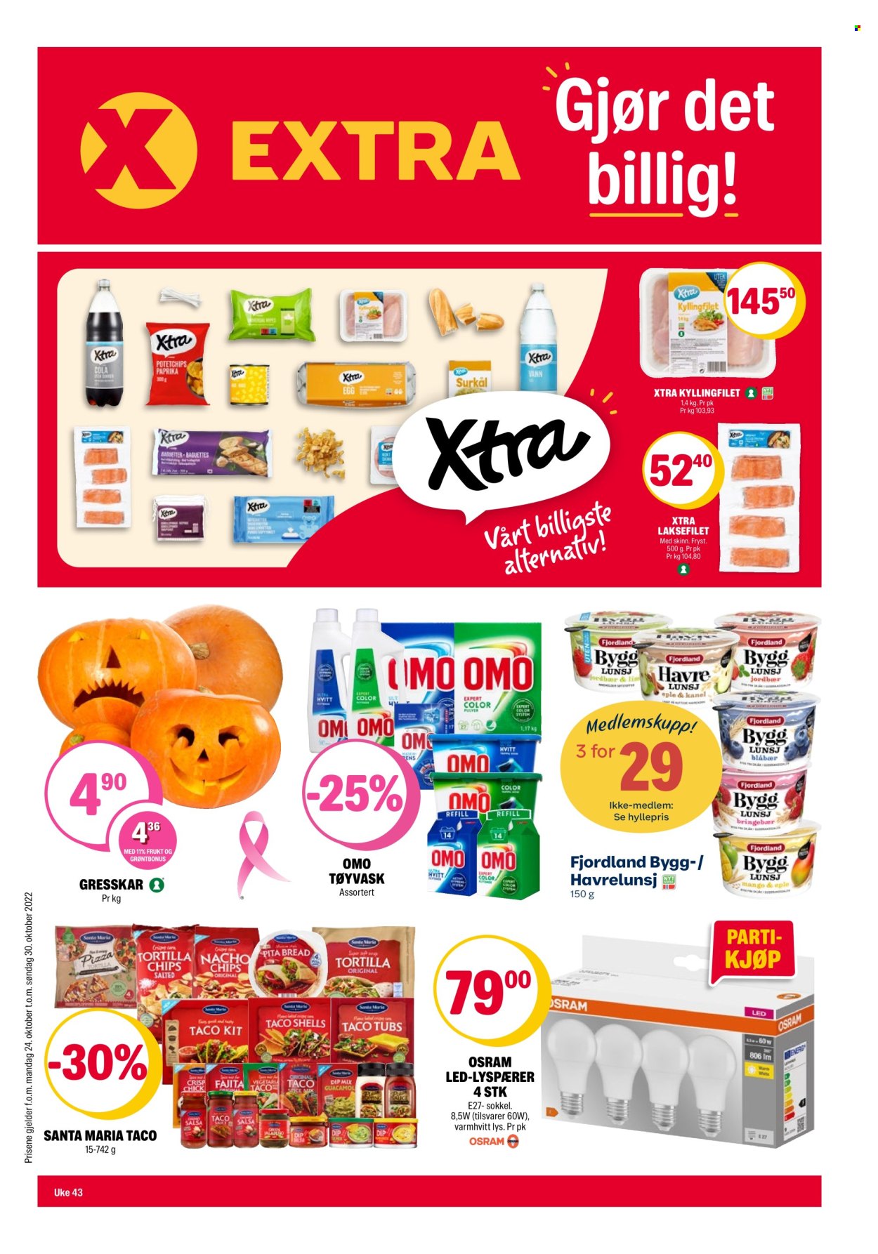 Kundeavis Coop Extra - 24.10.2022 - 30.10.2022. Side 1