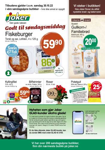 Kundeavis Joker - 30.10.2022 - 30.10.2022.