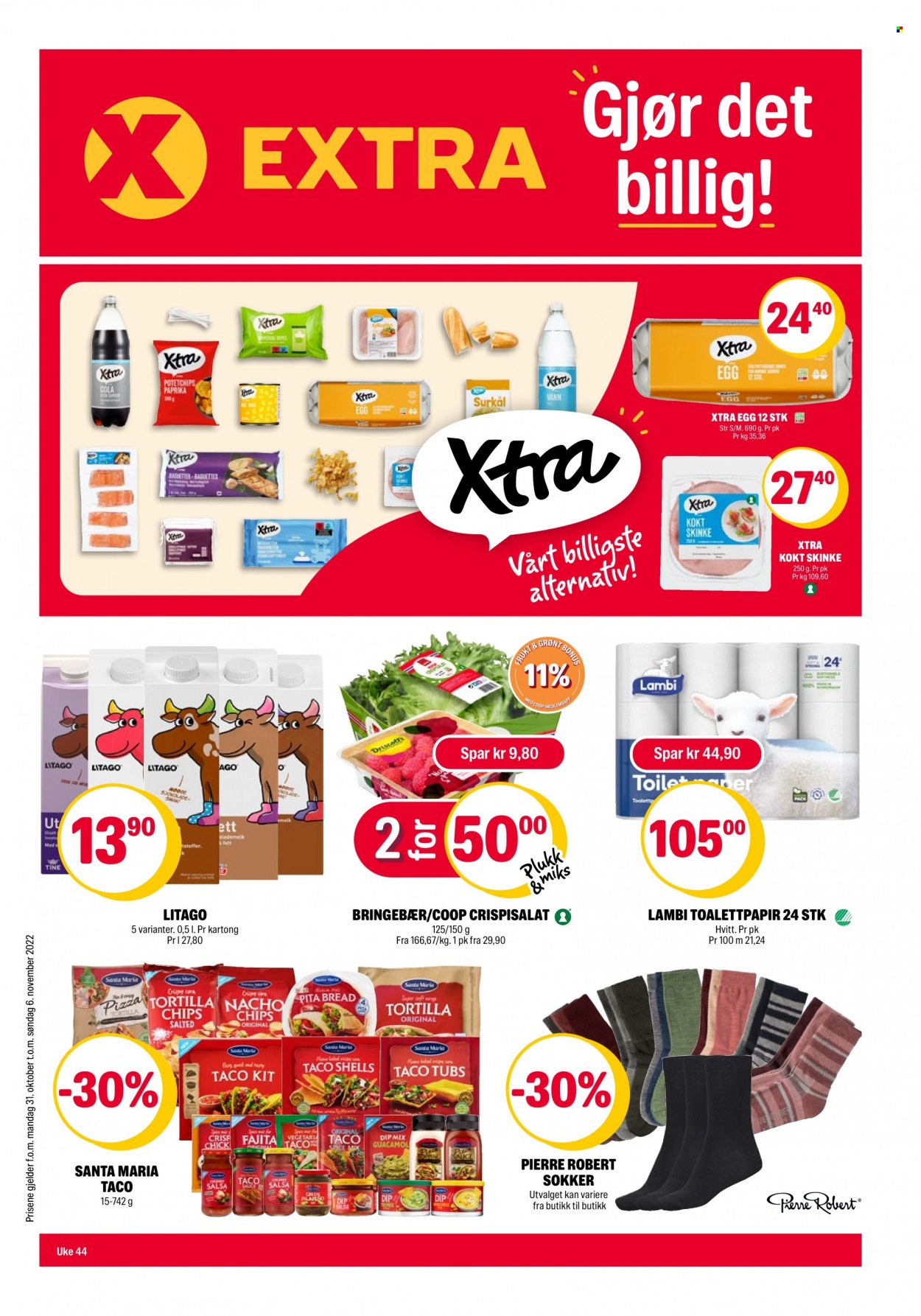 Kundeavis Coop Extra - 31.10.2022 - 6.11.2022. Side 1
