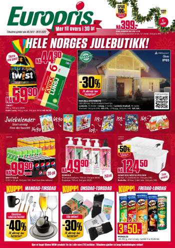 Kundeavis Europris - 14.11.2022 - 19.11.2022.