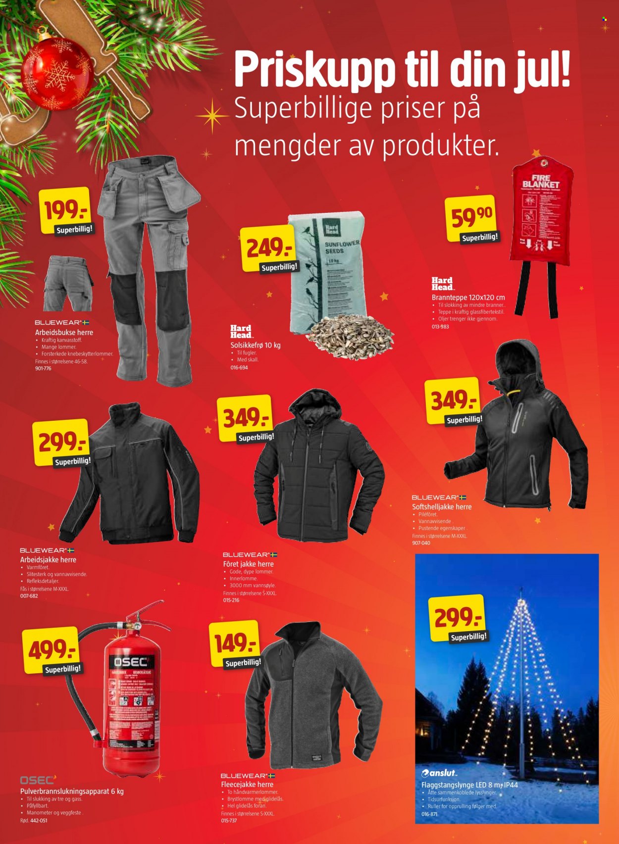 thumbnail - Kundeavis Jula - 18.11.2022 - 18.12.2022 - Produkter fra tilbudsaviser - solsikkefrø, teppe, jakke. Side 4.