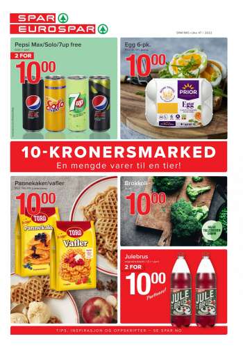 Kundeavis SPAR - 21.11.2022 - 27.11.2022.