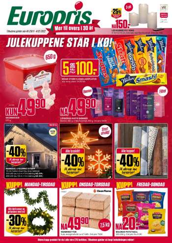 Kundeavis Europris - 28.11.2022 - 4.12.2022.