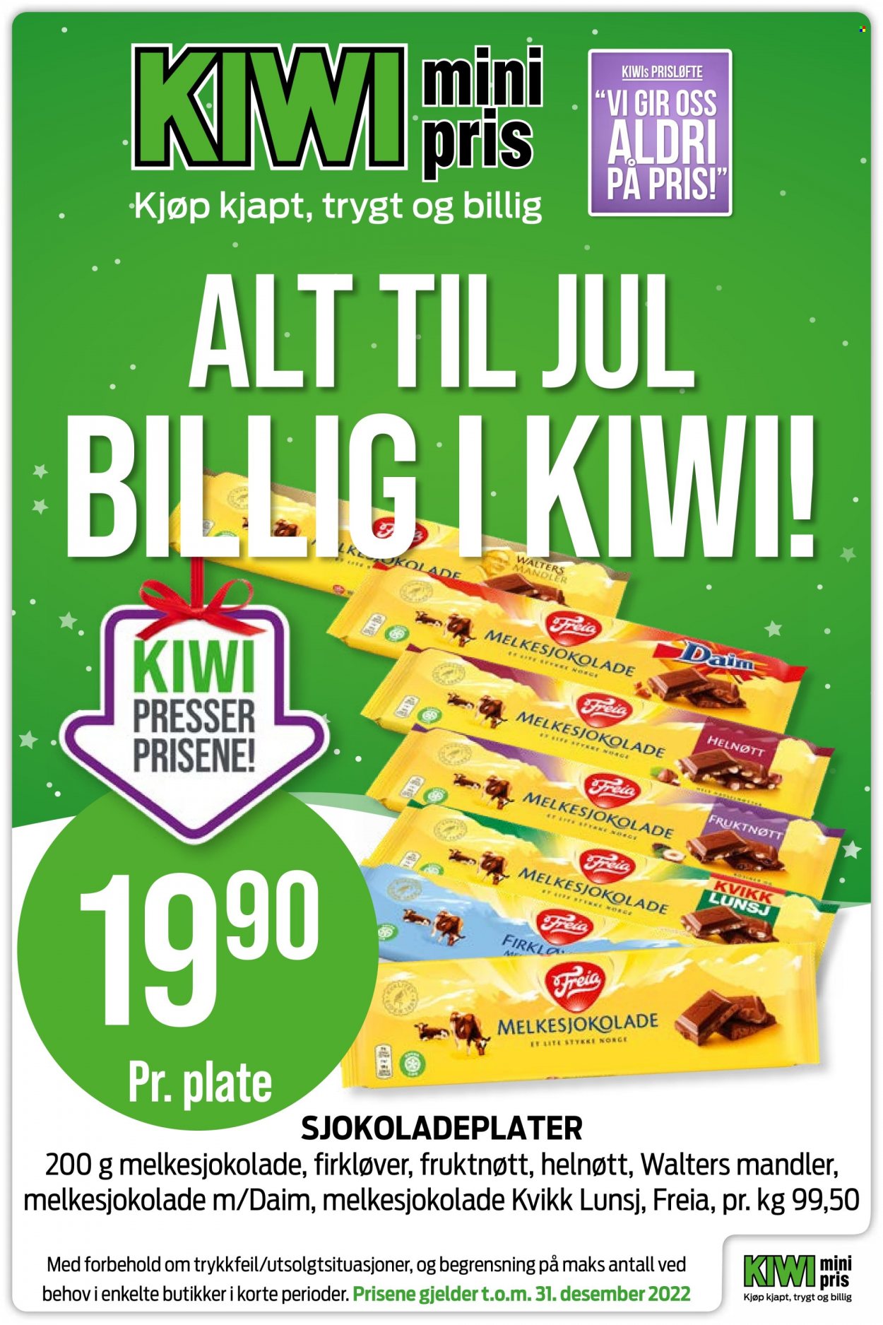 Kundeavis KIWI - 5.12.2022 - 31.12.2022. Side 1