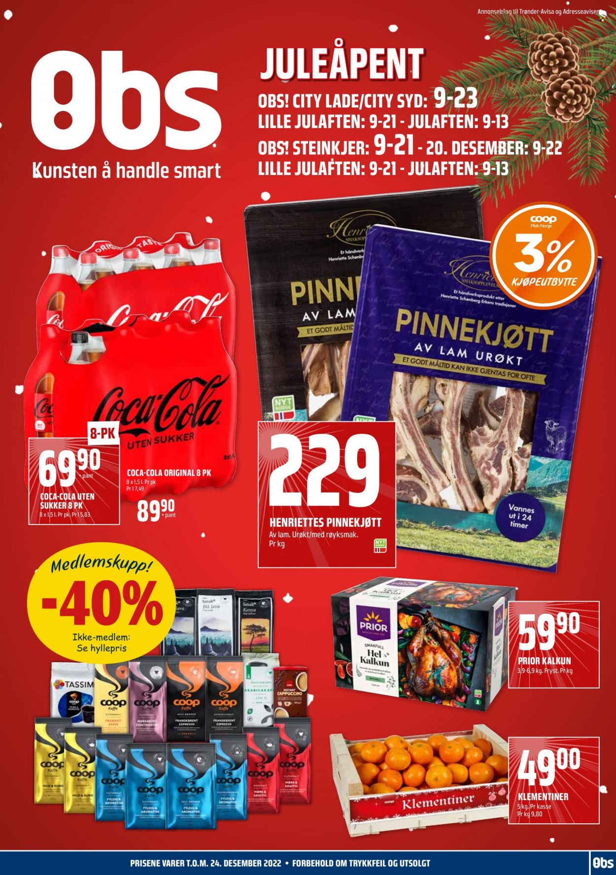 Kundeavis Coop Obs - 19.12.2022 - 24.12.2022. Side 1