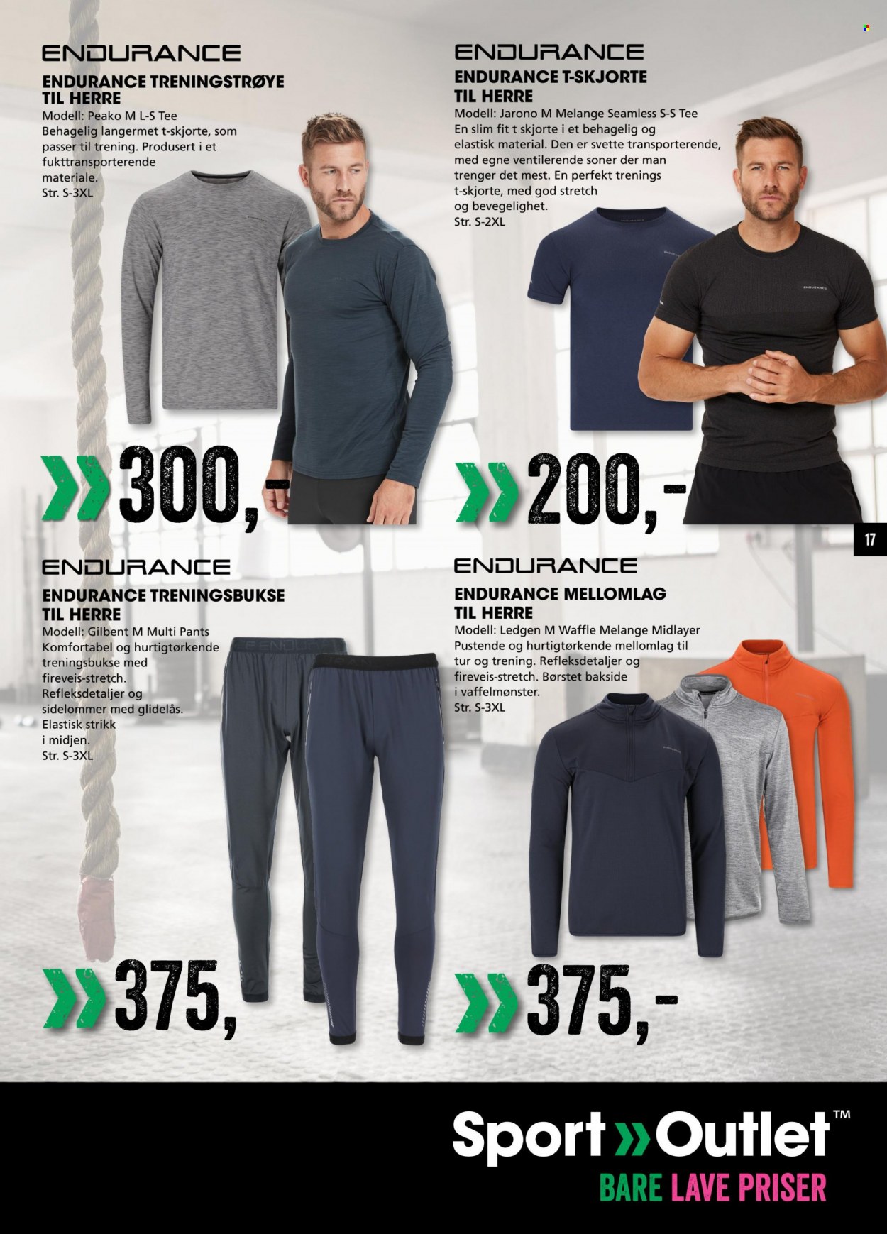 thumbnail - Kundeavis Sport Outlet - Produkter fra tilbudsaviser - t-skjorte, skjorte, treningsbukse. Side 17.