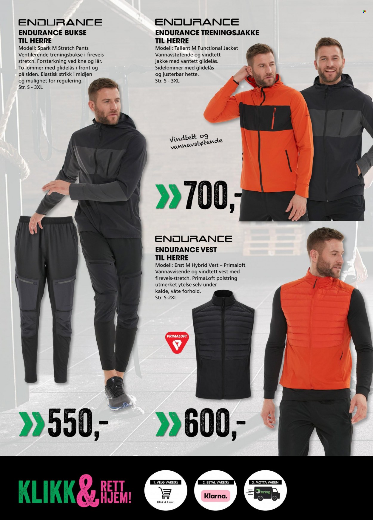 thumbnail - Kundeavis Sport Outlet - Produkter fra tilbudsaviser - vest, bukse, treningsbukse. Side 18.