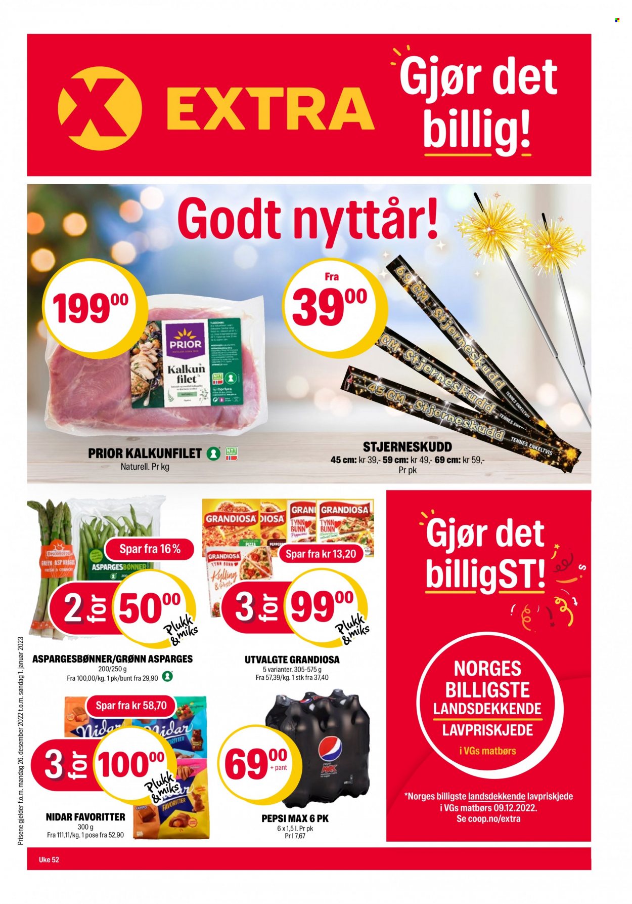 Kundeavis Coop Extra - 26.12.2022 - 1.1.2023. Side 1