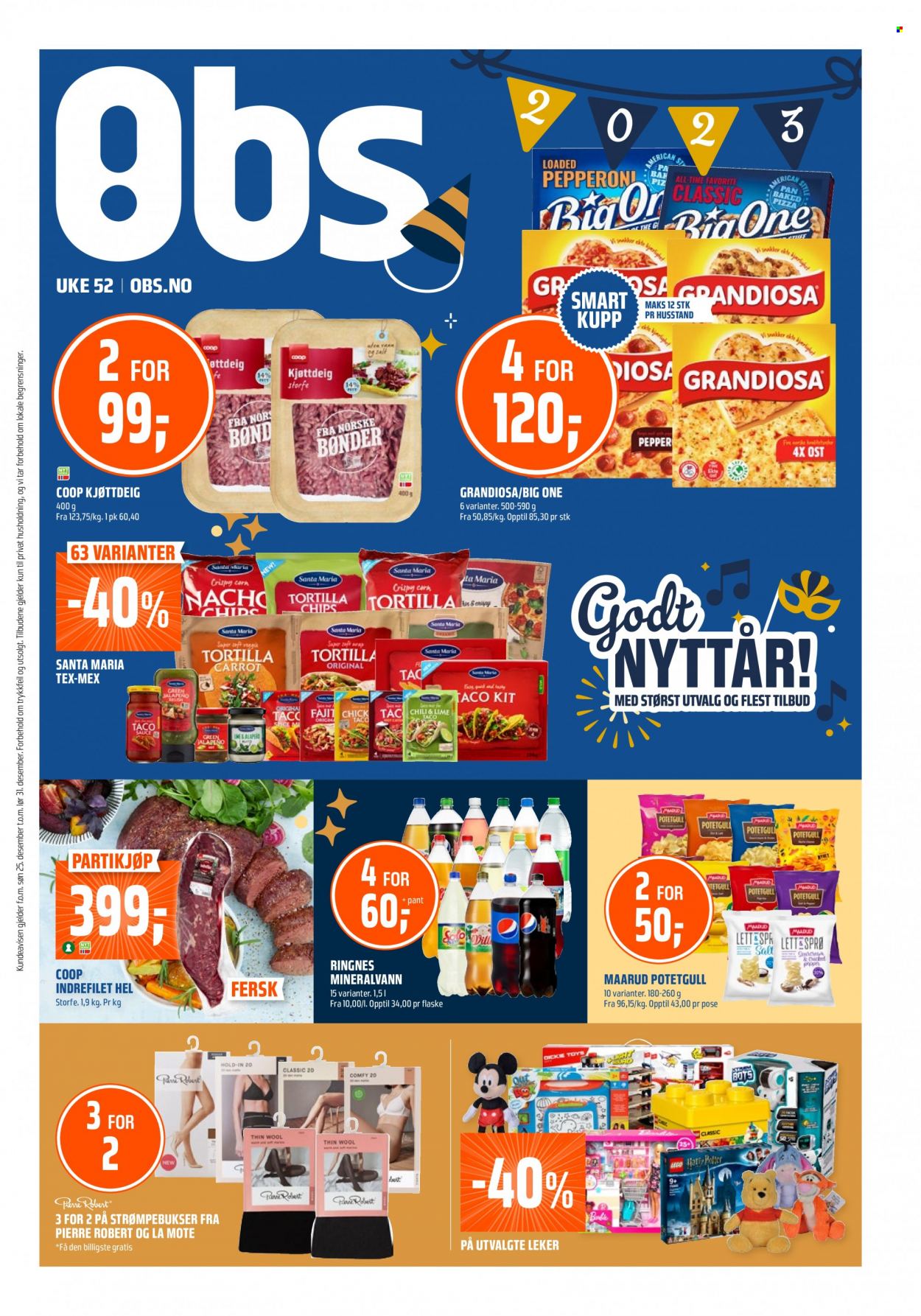 Kundeavis Coop Obs - 25.12.2022 - 31.12.2022. Side 1