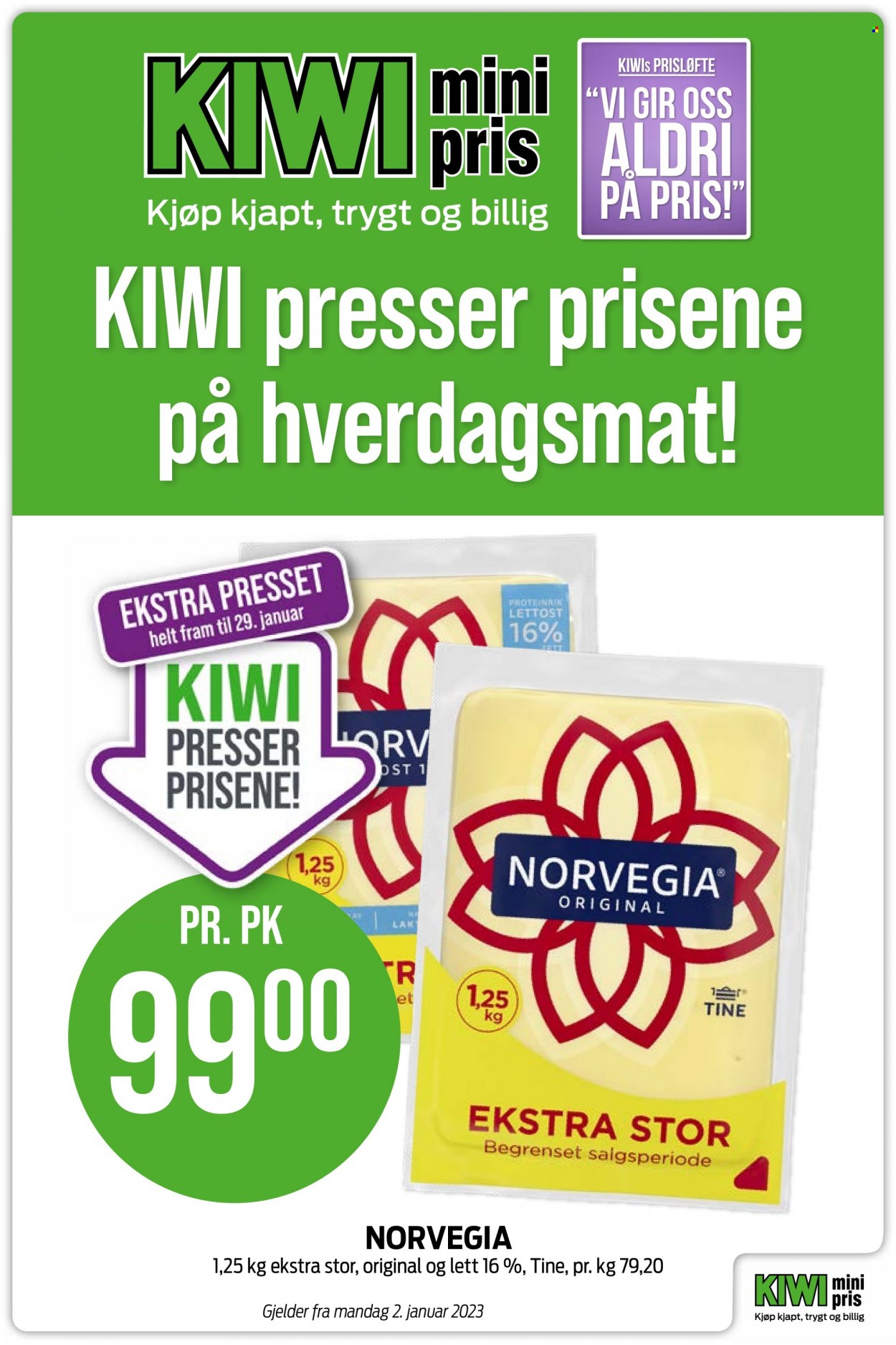 Kundeavis KIWI - 2.1.2023 - 29.1.2023. Side 1