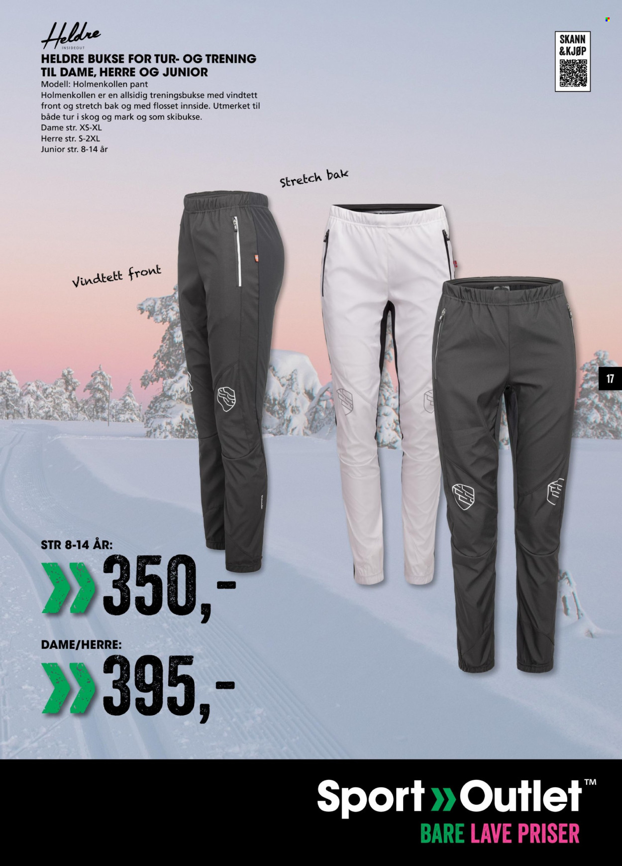 thumbnail - Kundeavis Sport Outlet - Produkter fra tilbudsaviser - bukse, treningsbukse, skibukse. Side 17.