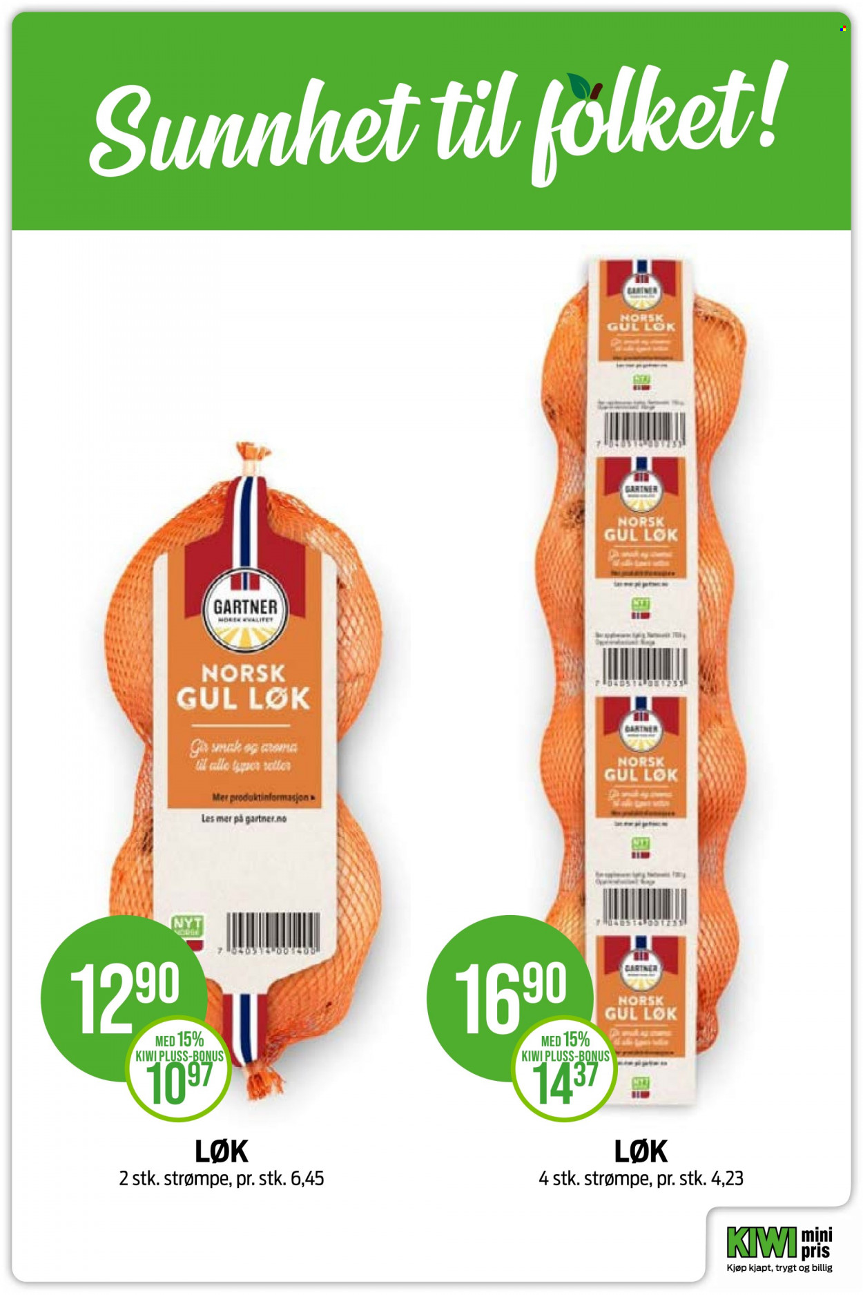 Kundeavis KIWI. Side 16