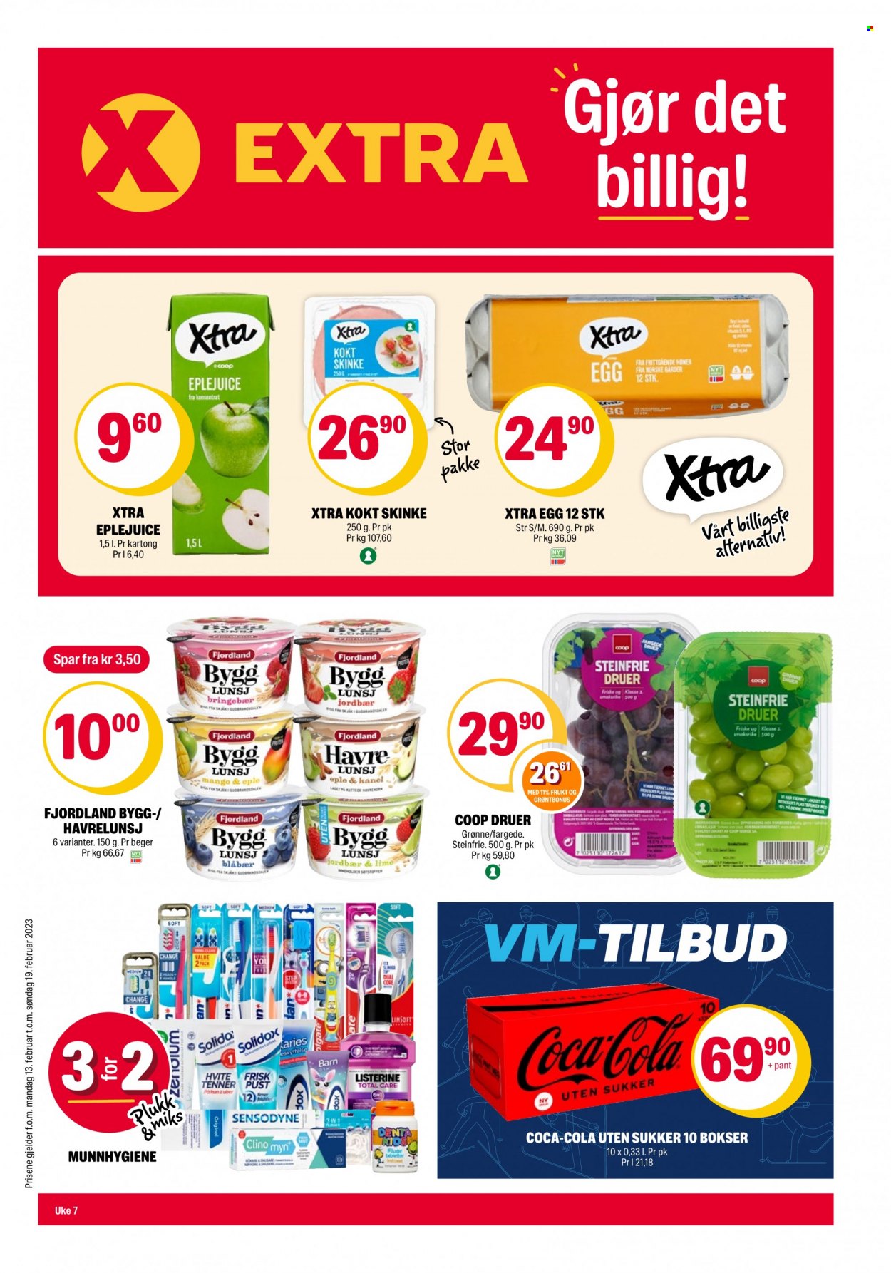 Kundeavis Coop Extra - 13.2.2023 - 19.2.2023. Side 1